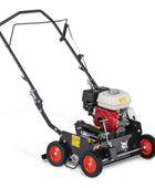 Bobcat DT18 18-inch push dethatcher with rugged tines and manual pull-behind design