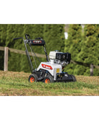 Bobcat DT19 19-inch self-propelled dethatcher & verticutter with dual-function tines and durable steel frame