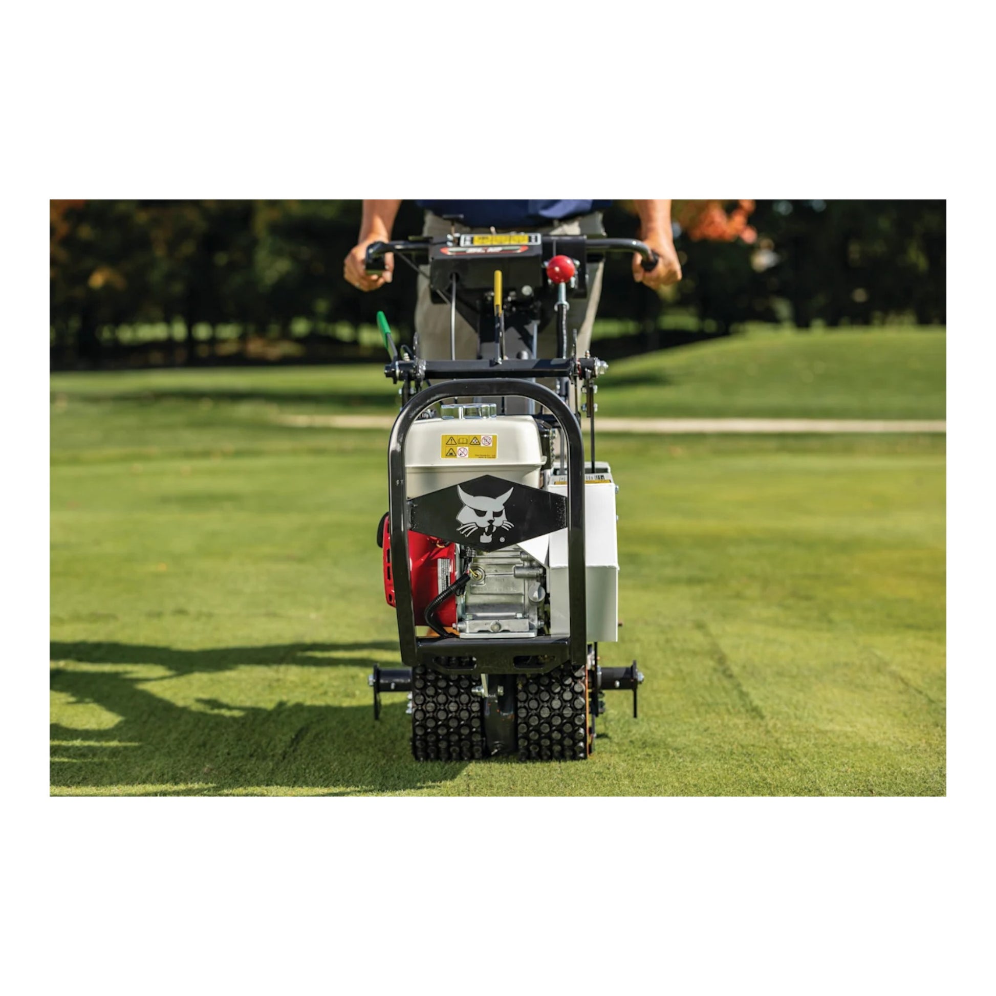Bobcat SC12 12‑Inch Mechanical Drive Sod Cutter: Compact sod cutter with 12″ cutting width, mechanical drive system, 4.8 hp Honda GX160 engine