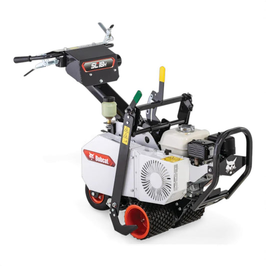 Bobcat SC18H 18-inch hydrostatic-drive sod cutter with heavy-duty cutting wheel and robust engine