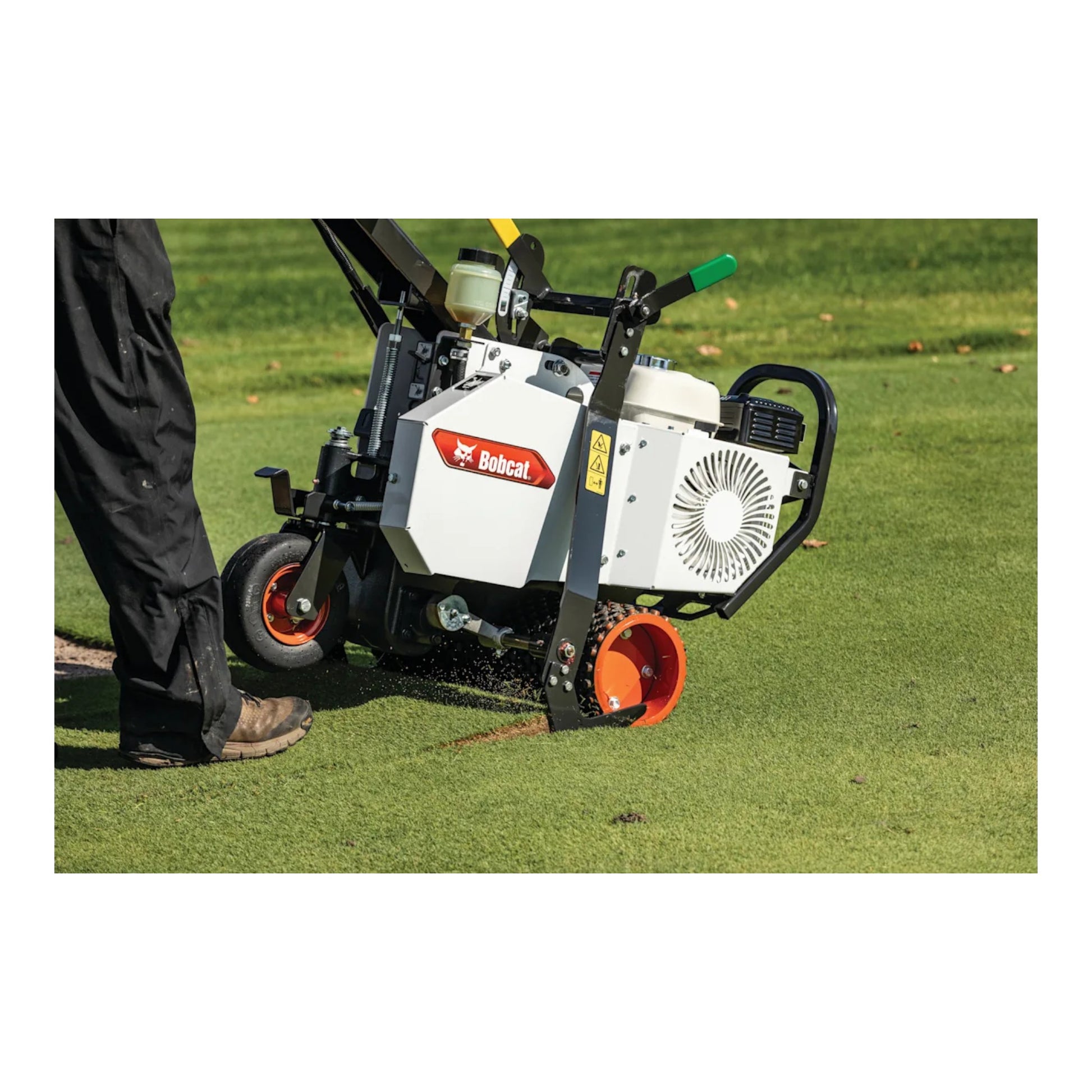 Bobcat SC24H 24-inch hydrostatic-drive sod cutter with heavy-duty cutting wheel and industrial-grade drive system