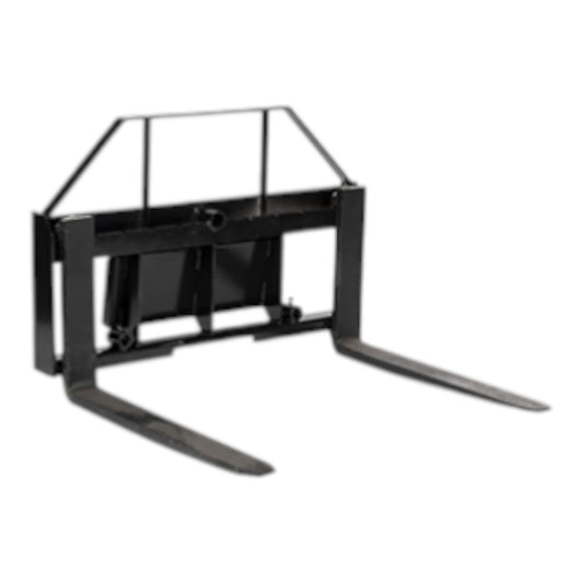 Boxer Mini Skid Steer Pallet Forks Rail Style (Class II) -  2,310 LB  Capacity A
