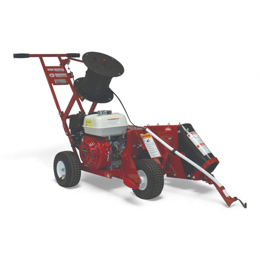 Brown Products B-765 walk-behind Bantam Mole with 480-011 rotor for efficient trenching
