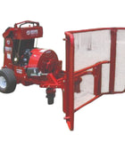 Brown Products BVZ4001HX/BVZ4000K ride-on blower-vac with high-capacity debris collection and powerful airflow