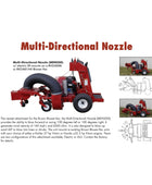 Brown Products BVZSYSHX/BVZSYSK Total Vacuum System with Honda or Kohler engine, heavy-duty vacuum head, collector trailer, and ride-on blower-vac platform