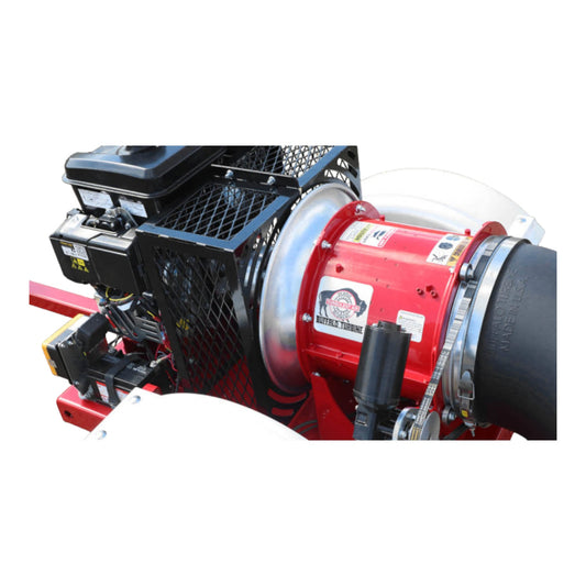 Buffalo Turbine Cyclone 8000 Debris Blower with high-output turbine system, powerful airflow, and 360-degree discharge nozzle