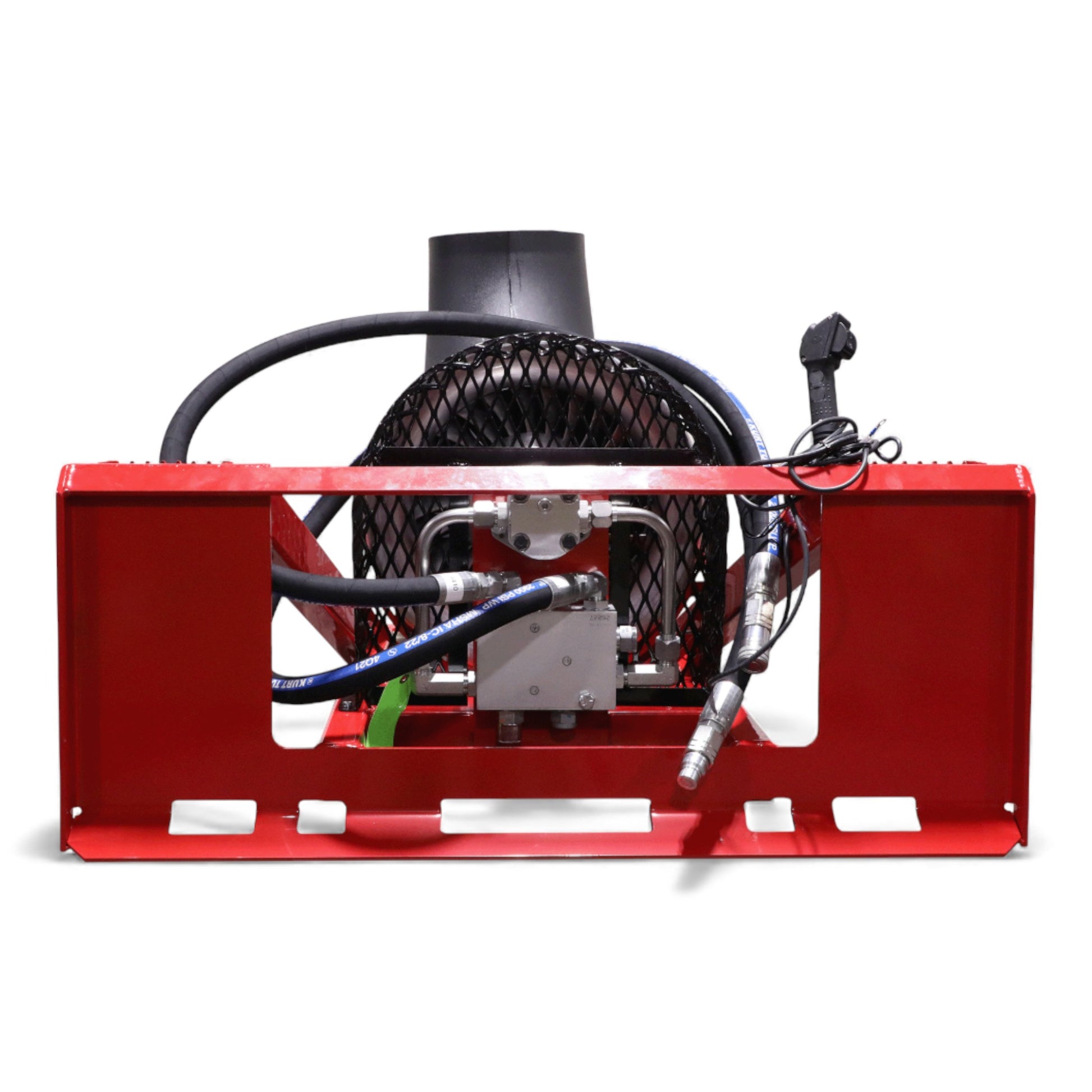 Buffalo Turbine Hydraulic Debris Blower with hydraulic drive system, high-velocity turbine, and 360-degree directional airflow nozzle