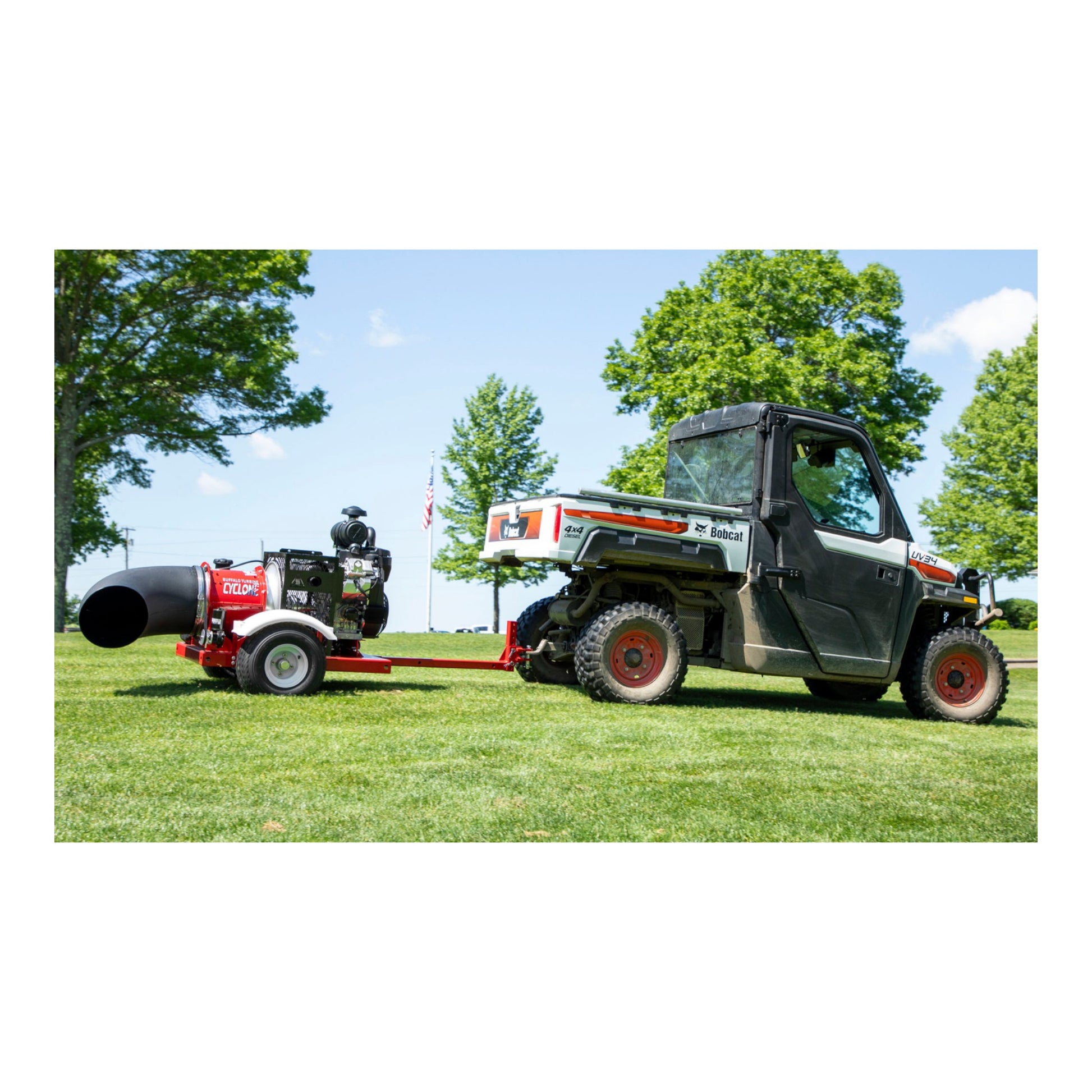 Buffalo Turbine Mega3 Debris Blower with high-capacity turbine system, powerful airflow output, and 360-degree adjustable nozzle