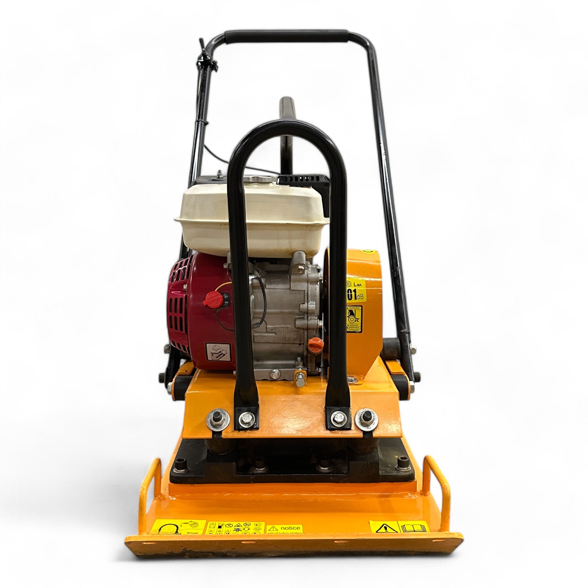 HOC HC100 17 Inch Commercial Honda GX160 Plate Compactor + Reversible Handle