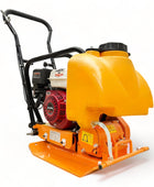 C60 14 Inch Commercial GX200 Plate Compactor + Wheel Kit + Water Kit