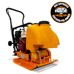 HOC C60 14 Inch Commercial Plate Compactor - GX200, Wheel Kit, Water Kit