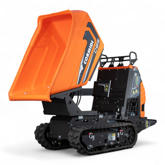 Cormidi C85 RIX-Poly Hydrostatic Track Dumper, 800 kg (1764 lb) Load Capacity