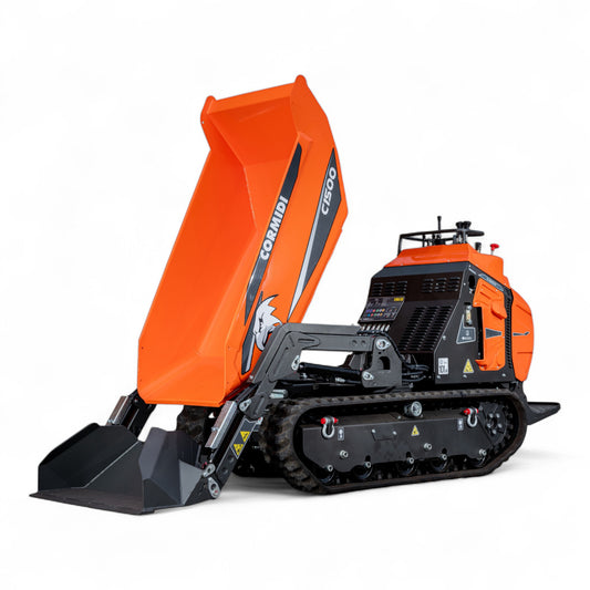 Cormidi CMF1500 - ACW Steel Hydrostatic Self Loading Track Dumper 1500kg (3307lb) Capacity