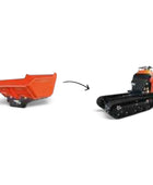 Cormidi CMF1500 - Dumper hidrostático de orugas de acero RI con capacidad de 1500 kg (3307 lb)