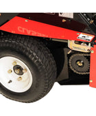 Classen SA-30A 30-inch Kawasaki FS541V PRO stand-aer aerator with heavy-duty tines, stand-on platform, and commercial-grade durability