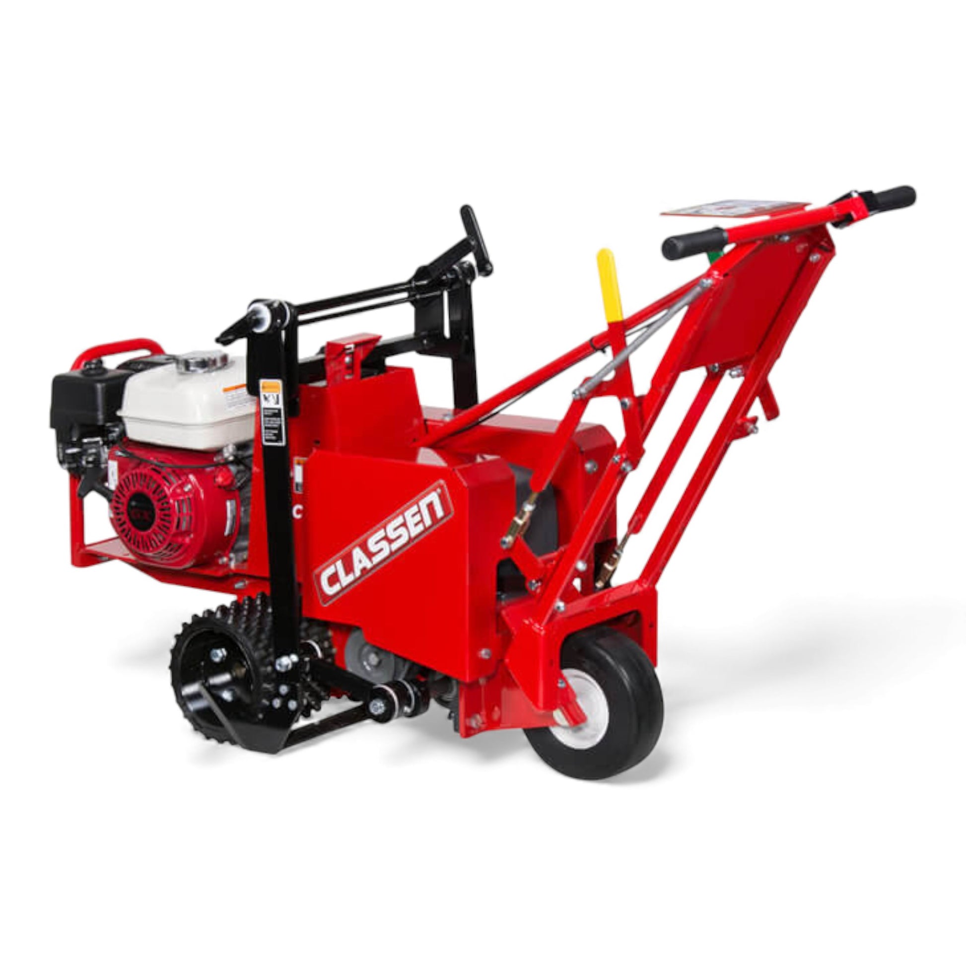 Classen SC18A 18-inch gear-drive sod cutter with heavy-duty cutting blade and durable steel frame