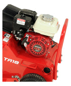 Classen TA18AH 18-inch Honda GX120 PRO steerable compact aerator with heavy-duty tines and compact steering design