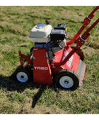 Classen TR-20 walk-behind turf rake with rugged steel tine system and commercial duty build
