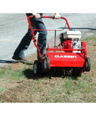Classen TR-20 walk-behind turf rake with rugged steel tine system and commercial duty build
