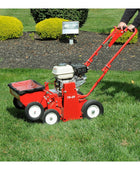 Classen TS-20 20-inch Honda GX160 walk-behind turf seeder with durable seed hopper and precision seed distribution