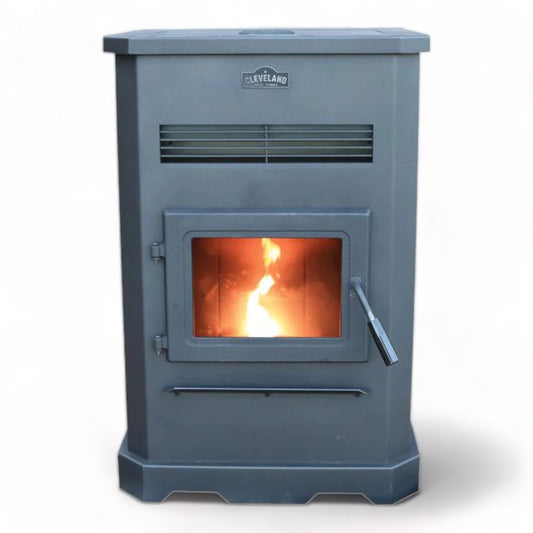 Cleveland Iron Works PS130W-CIW Large Pellet Stove - 130lb. Hopper