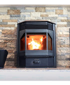 Cleveland Iron Works PSBF66W-CIW Bay Front Pellet Stove - 65lb. Hopper