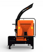 Crary Bear Cat CH500H 5 Inch Skid Steer Hydraulic Powered Wood Chipper - 15-22 GPM C