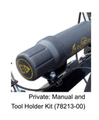 Crary Bear Cat SGACE Stump Grinder - Briggs & Stratton XR Pro 6.5 HP, 10 Inch Above Ground Grinding, 8 Carbide Greenteeth N