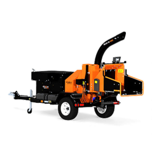 Crary Bearcat CH1015H 10 Inch Hydraulic Towable Wood Chipper - Kubota Gasoline 57 HP Engine A