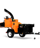 Crary Bearcat CH1015H 10 Inch Hydraulic Towable Wood Chipper - Kubota Gasoline 57 HP Engine J