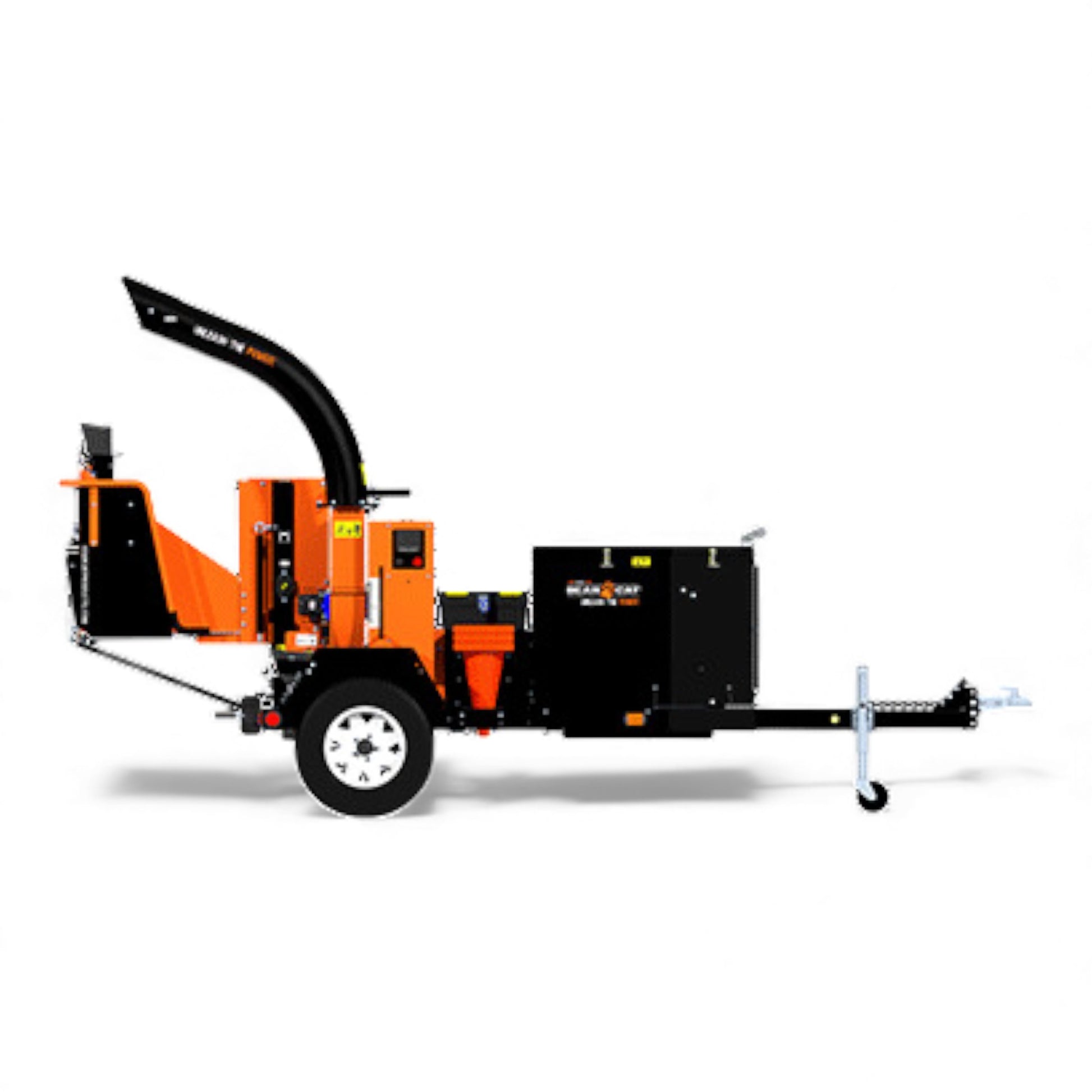 Crary Bearcat CH1015H 10 Inch Hydraulic Towable Wood Chipper - Kubota Gasoline 57 HP Engine K