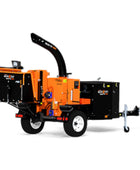 Crary Bearcat CH1015H 10 Inch Hydraulic Towable Wood Chipper - Kubota Gasoline 57 HP Engine L