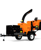 Crary Bearcat CH1015H 10 Inch Hydraulic Towable Wood Chipper - Kubota Gasoline 57 HP Engine P