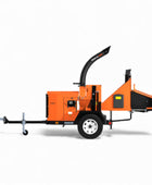 Crary Bearcat CH611DH 6 Inch Hydraulic Towable Wood Chipper - Kubota Diesel 24.8 HP Engine F