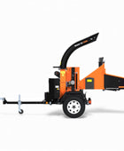 Crary Bearcat CH8993H 9 Inch Hydraulic Towable Turntable Wood Chipper - Briggs & Stratton Vanguard 35 HP Engine F