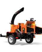 Crary Bearcat CH911DH 9 Inch Hydraulic Towable Wood Chipper - Kubota Diesel 24.8 HP Engine A