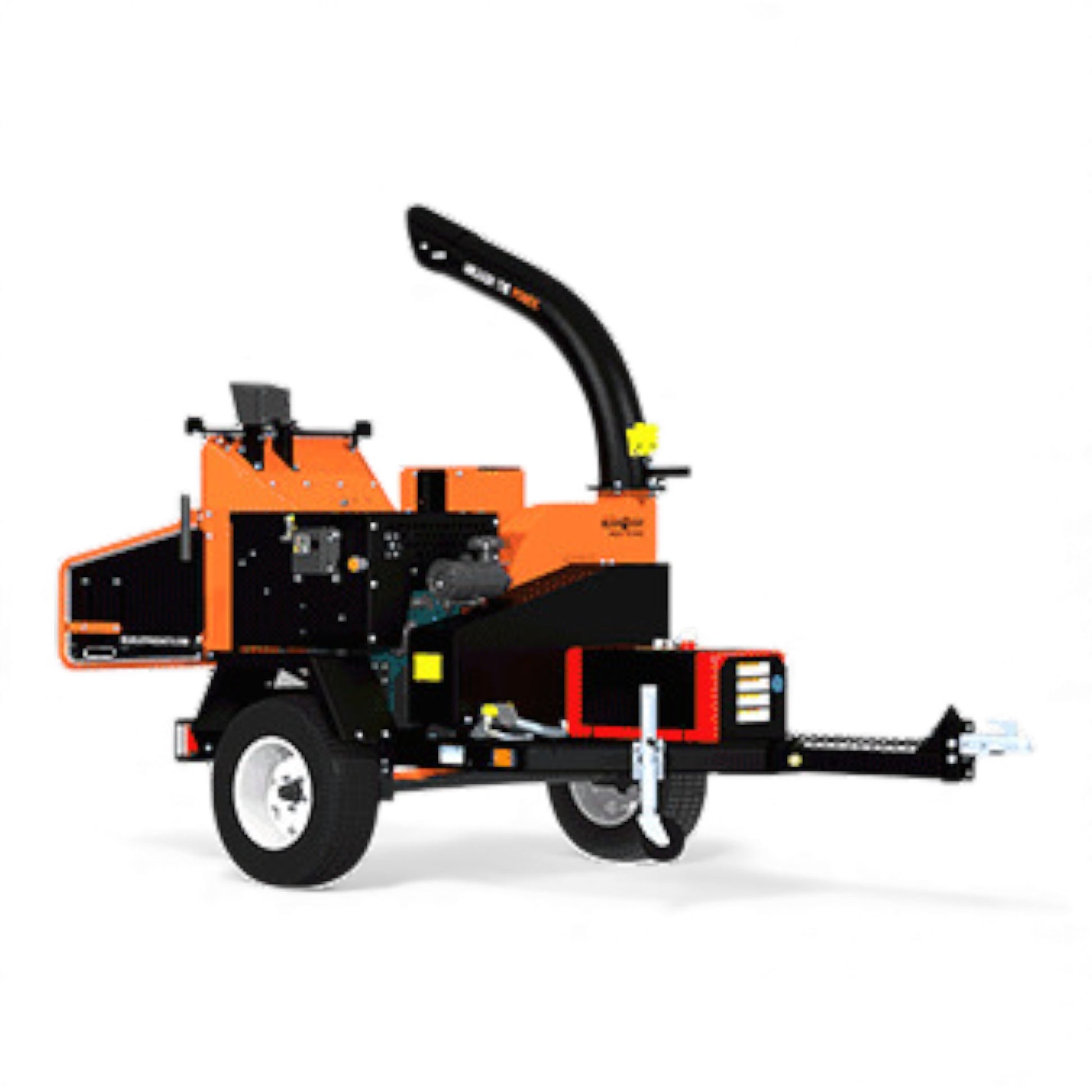 Crary Bearcat CH911DH 9 Inch Hydraulic Towable Wood Chipper - Kubota Diesel 24.8 HP Engine L