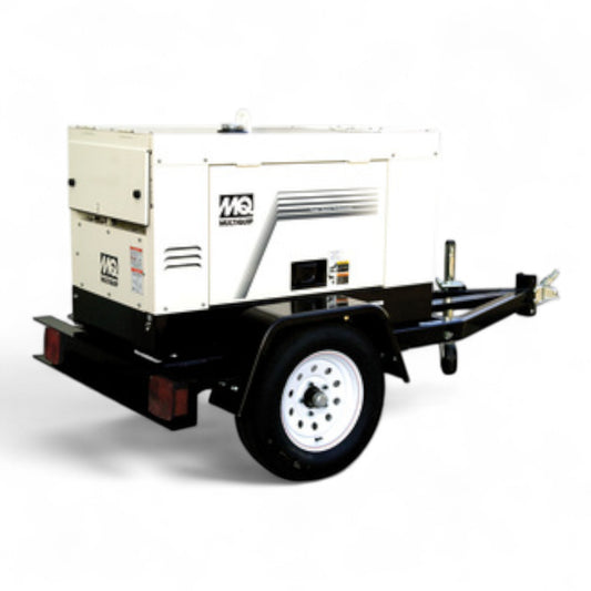 Multiquip DLW300ESA1 300-amp welder and 10.5 kW/120-240 V generator with Kubota diesel engine