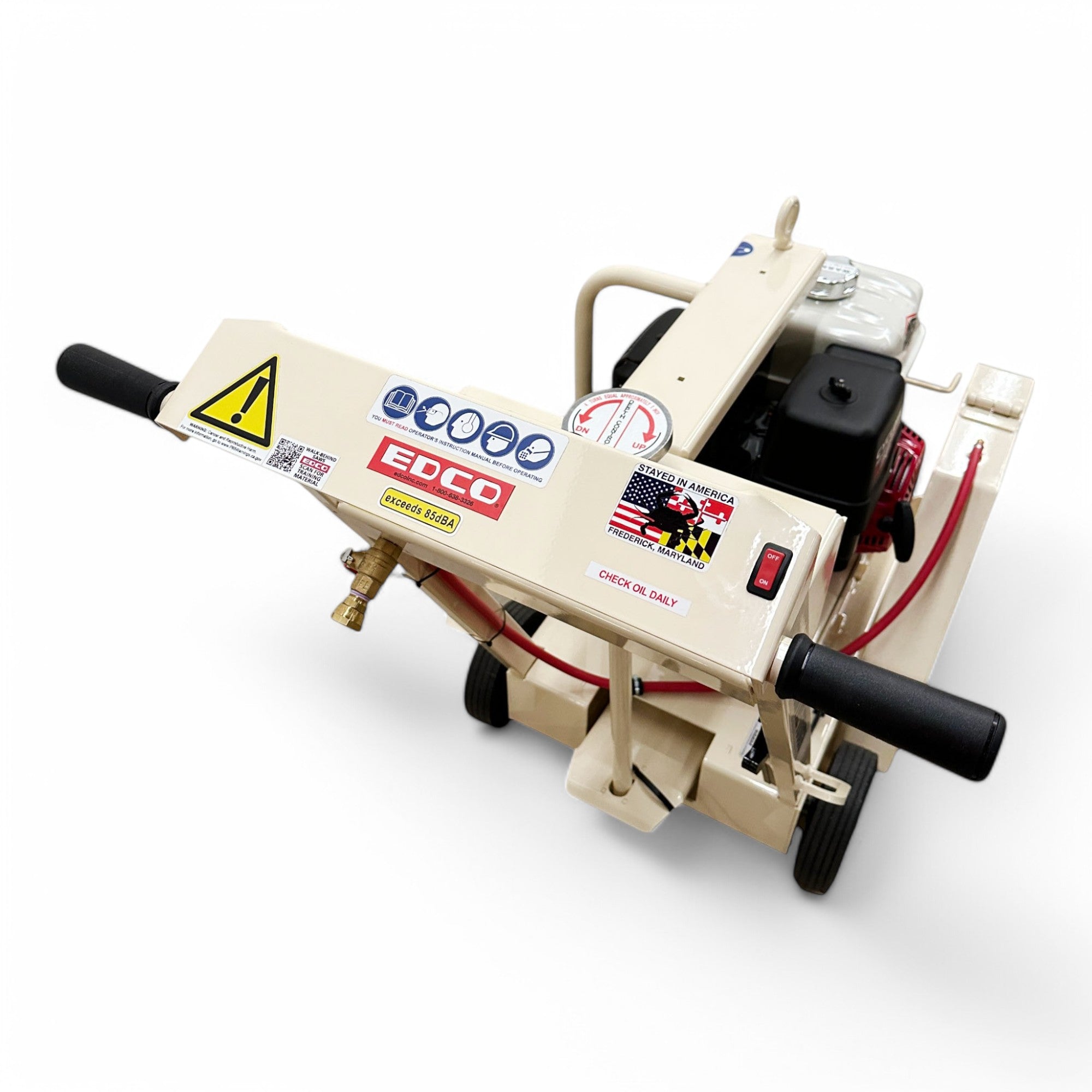 EDCO DS20 Walk-Behind Concrete Saw | Honda GX390 13 HP Gasoline