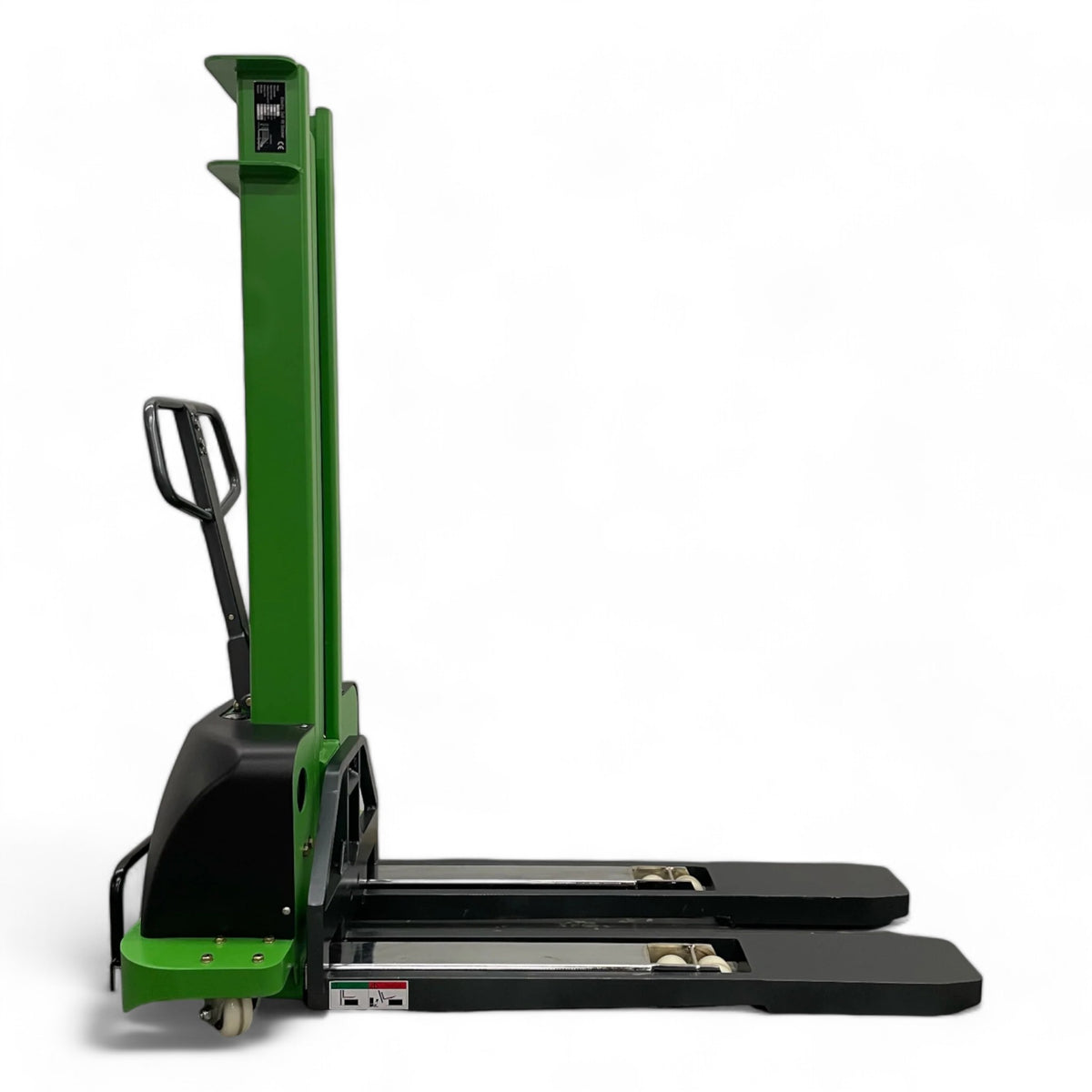 ELES10EA Semi Electric Self Loading Pallet Stacker 2204 lb + 51'' Capa ...