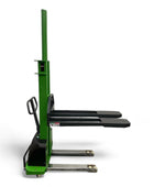 ELES10EA Semi Electric Self Loading Pallet Stacker 2204 lb + 51'' Capacity - CSA and UL Certified