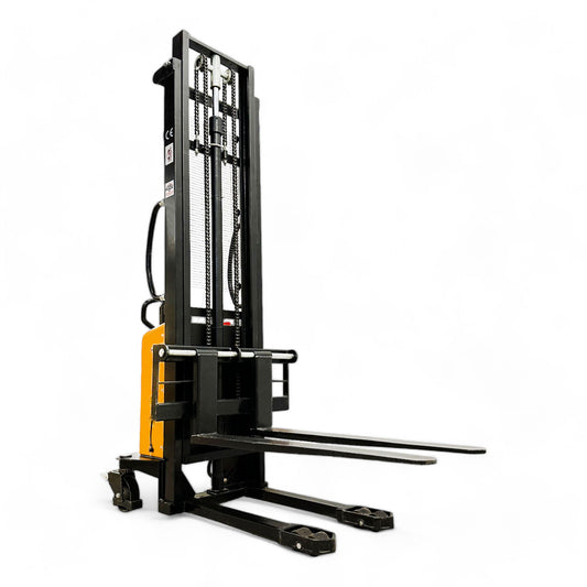 EMS1035TC - Semi Electric Thin Leg Stacker 1000 kg (2204 lbs) + 138'' Capacity - CSA and UL Certified
