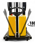 EMS1035W - Semi Electric Wide Leg Stacker 1000 kg (2204 lbs) + 138'' Capacity