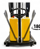 HOC EMS1035W Semi Electric Wide Leg Stacker - 1000 kg (2204 lbs), 138 Inch Capacity, CSA and UL Certified C