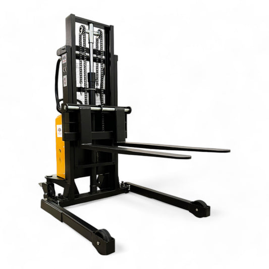 EMS1520W - Semi Electric Wide Leg Stacker 1500 kg (3307 lbs) + 78'' Capacity - CSA and UL Certified