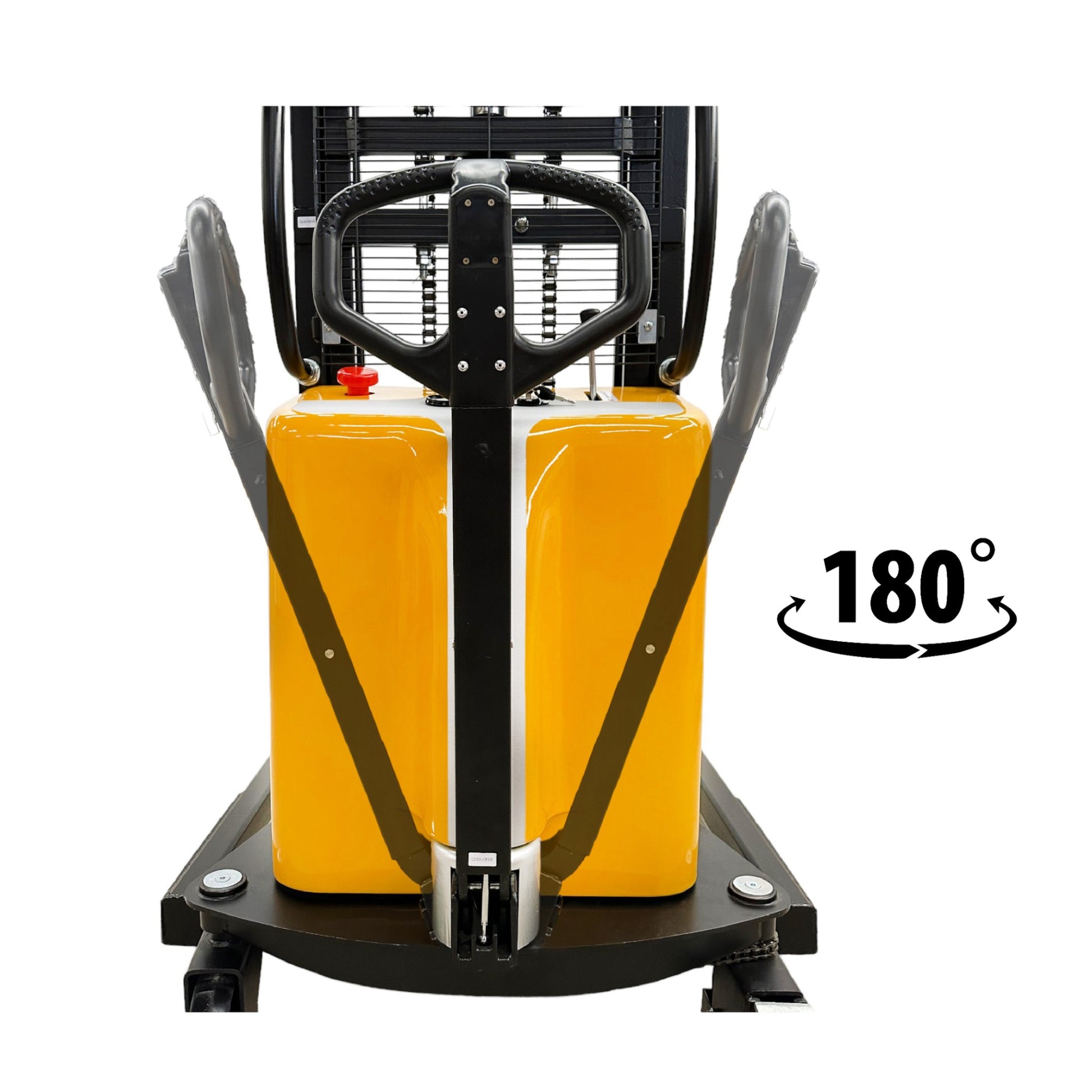 EMS1520W - Semi Electric Wide Leg Stacker 1500 kg (3307 lbs) + 78'' Capacity