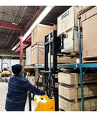 EMS1520W - Apilador semieléctrico de patas anchas de 1500 kg (3307 lb) + capacidad de 78'' - Certificación CSA y UL