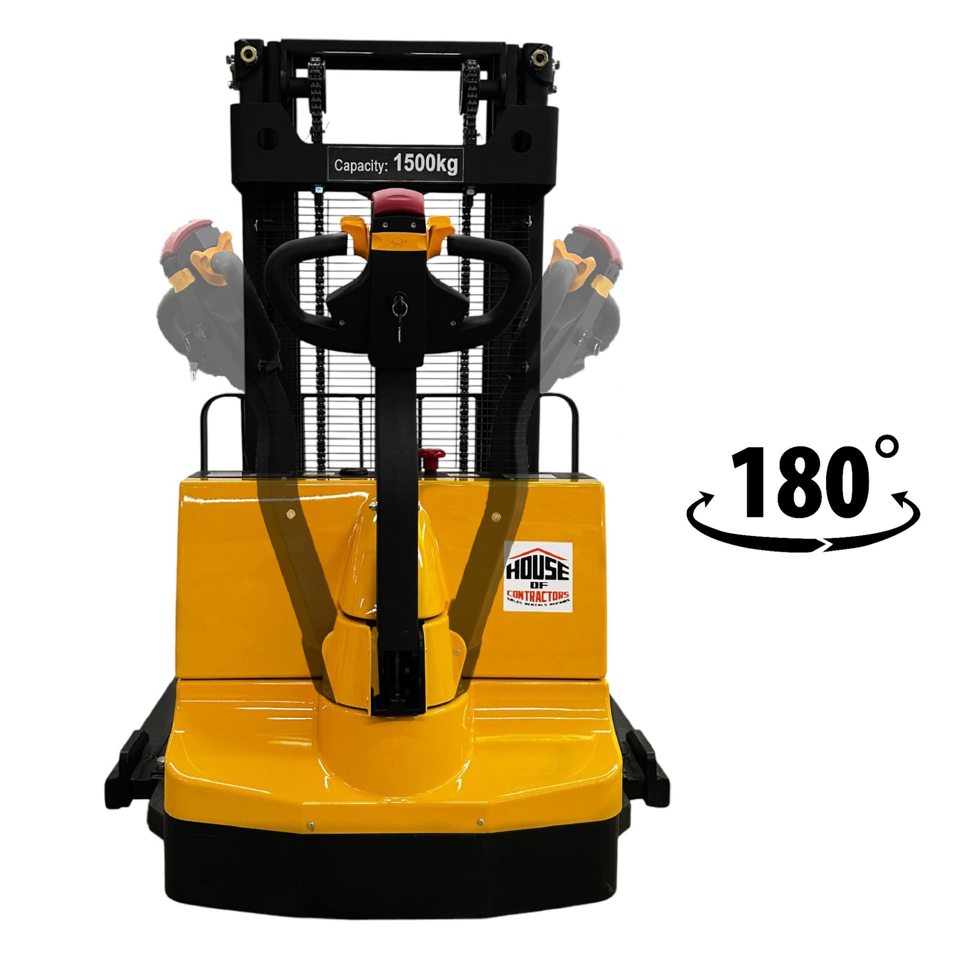 ESC15M20 - Electric Wide Leg Pallet Stacker 1500 kg (3307 lbs) + 79" Capacity - CSA and UL Certified