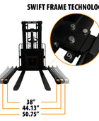 ESC15M20 - Electric Wide Leg Pallet Stacker 1500 kg (3307 lbs) + 79