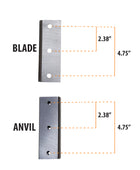 Hoc GS650PRO Wood Chipper Aleación de carbono Codas de acero de acero